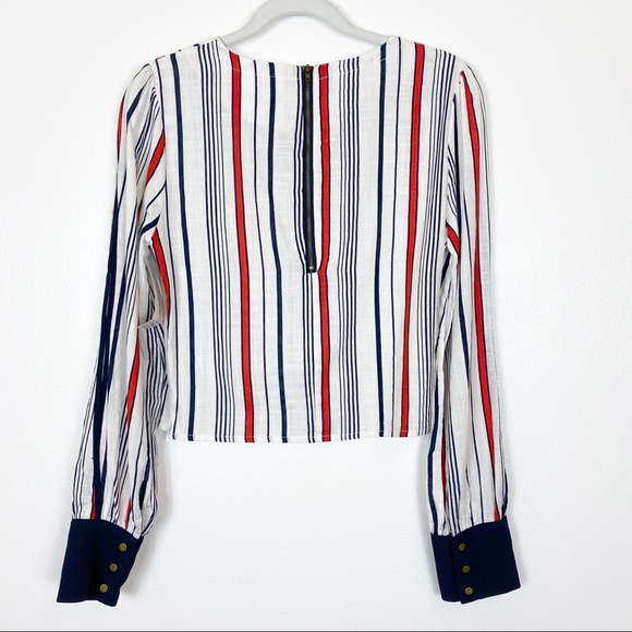 Fate by LFD Striped Long Sleeve Top Size Small NWT - Picture 5 of 12